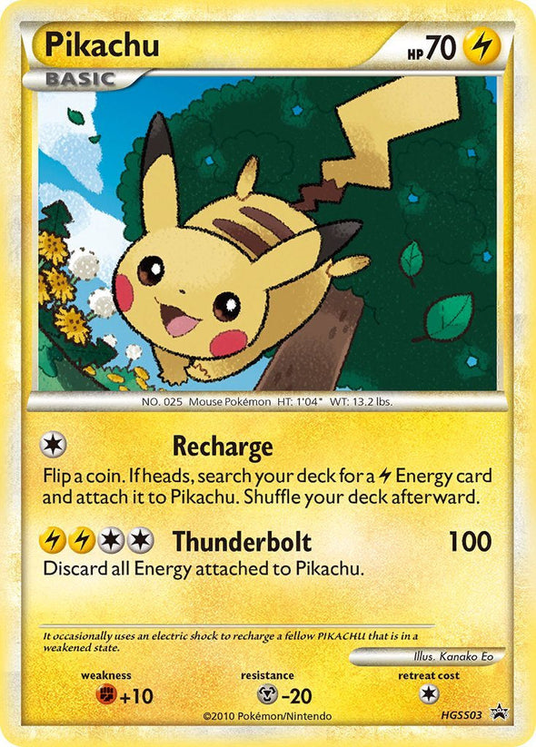 Pikachu - HGSS03 - Holo Promo available at 401 Games Canada