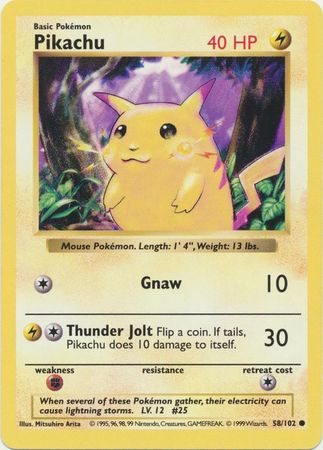 Pikachu (Japanese) - 58/102 - [English] Promo (CD Collection) available at 401 Games Canada