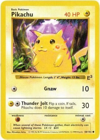 Pikachu (Red Cheeks) - 58/102 - E3 Promo available at 401 Games Canada