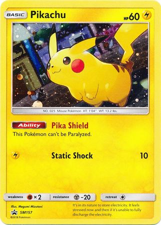 Pikachu - SM157 - Holo Promo available at 401 Games Canada