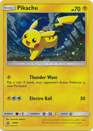 Pikachu - SM81 - Holo Promo available at 401 Games Canada