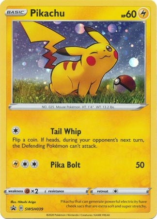 Pikachu - SWSH039 - Holo Promo available at 401 Games Canada