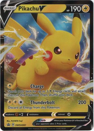 Pikachu V - SWSH061 - Promo available at 401 Games Canada