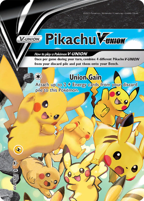 Pikachu V-UNION - SWSH139 - Promo available at 401 Games Canada