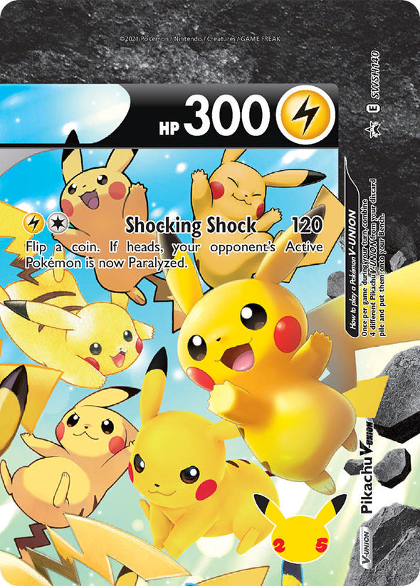 Pikachu V-UNION - SWSH140 - Promo available at 401 Games Canada