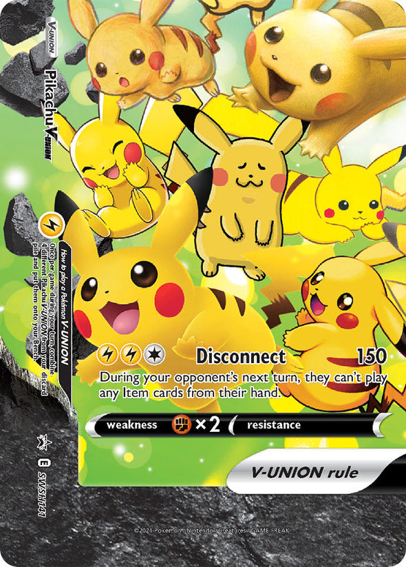 Pikachu V-UNION - SWSH141 - Promo available at 401 Games Canada