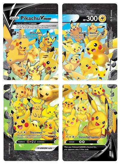 Pikachu V-Union Set of 4 - SWSH139-142 - Promo available at 401 Games Canada