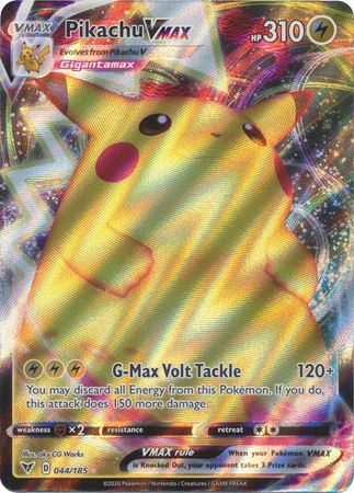 401 Games Canada - Pikachu VMAX - 044/185 - Ultra Rare 401 Games Canada - Pikachu VMAX - 044/185 - Ultra Rare