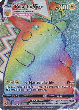 Pikachu VMAX - 188/185 - Hyper Rare available at 401 Games Canada