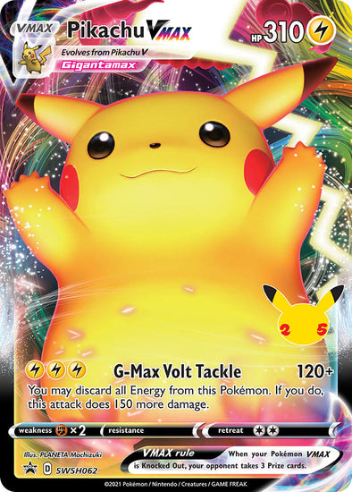 Pikachu VMAX - SWSH062 - Promo available at 401 Games Canada