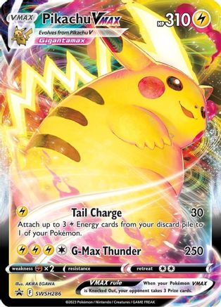 Pikachu VMAX - SWSH286 - Full Art Promo available at 401 Games Canada