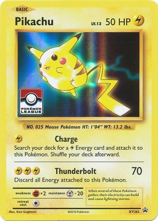 Pikachu - XY202 - League Promo available at 401 Games Canada