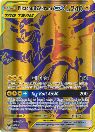 Pikachu & Zekrom GX - SM248 - Promo available at 401 Games Canada