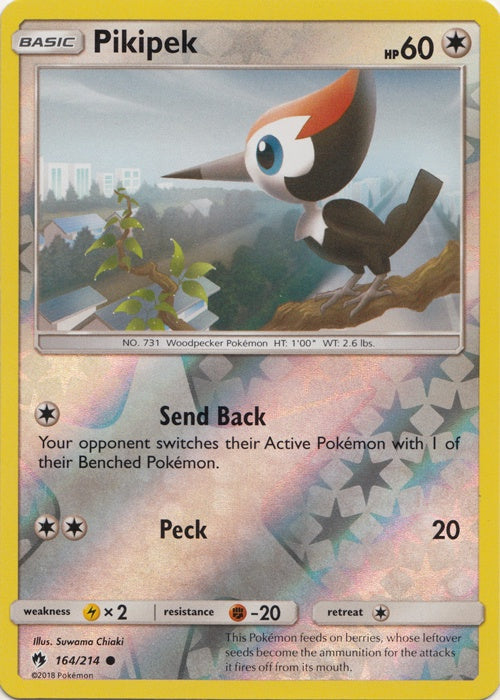Pikipek - 164/214 - Common - Reverse Holo available at 401 Games Canada