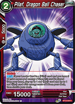 Pilaf, Dragon Ball Chaser - BT10-020 - Common (FOIL) (Reprint) available at 401 Games Canada