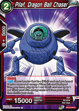 Pilaf, Dragon Ball Chaser - BT10-020 - Common available at 401 Games Canada