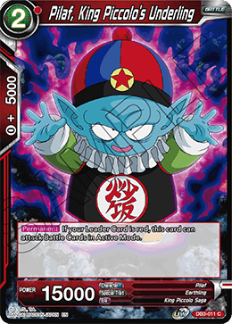 Pilaf, King Piccolo's Underling - DB3-011 - Common available at 401 Games Canada