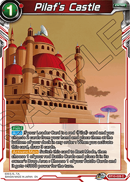 Pilaf's Castle - BT10-028 - Common (FOIL) (Reprint) available at 401 Games Canada