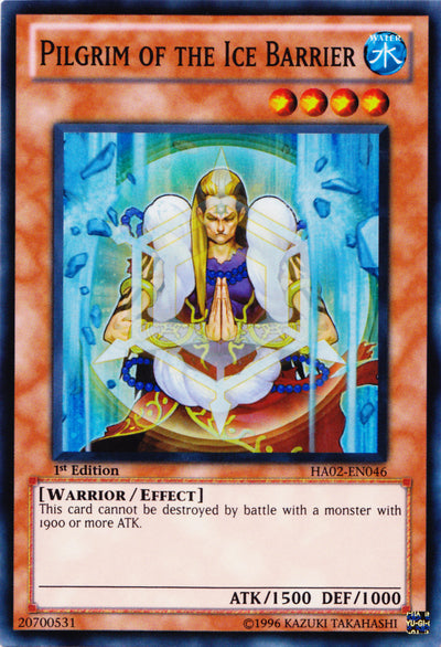 Pilgrim of the Ice Barrier - HA02-EN046 - Super Rare - 1st Edition available at 401 Games Canada