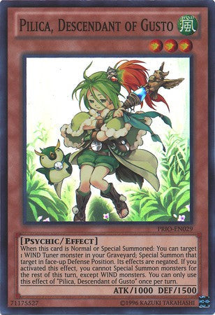 Pilica, Descendant of Gusto - PRIO-EN029 - Super Rare - Unlimited available at 401 Games Canada