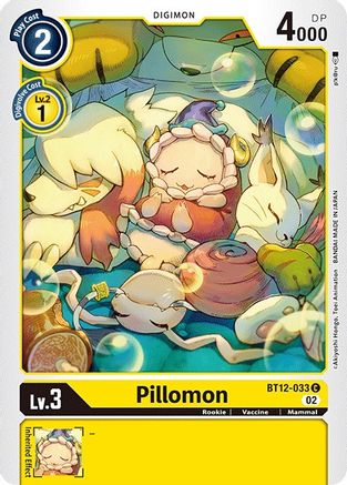 Pillomon - BT12-033 - Common available at 401 Games Canada