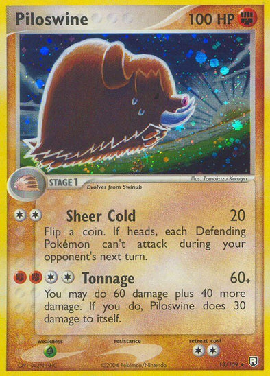 Piloswine - 13/109 - Holo Rare available at 401 Games Canada