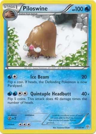 Piloswine - 27/135 - Uncommon available at 401 Games Canada