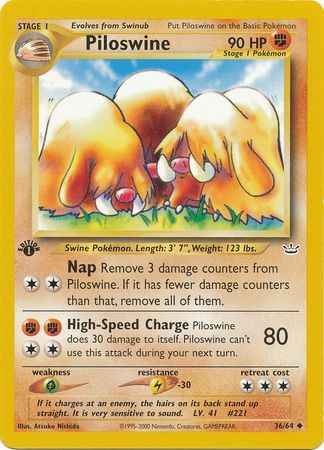 Piloswine - 36/64 - Uncommon - 1st Edition available at 401 Games Canada