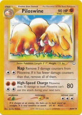 Piloswine - 36/64 - Uncommon - Unlimited available at 401 Games Canada