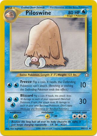 Piloswine - 44/111 - Uncommon - Unlimited available at 401 Games Canada