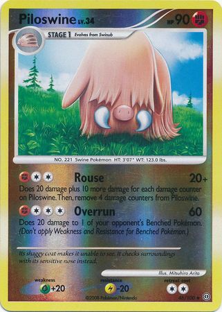 Piloswine - 46/100 - Uncommon - Reverse Holo available at 401 Games Canada