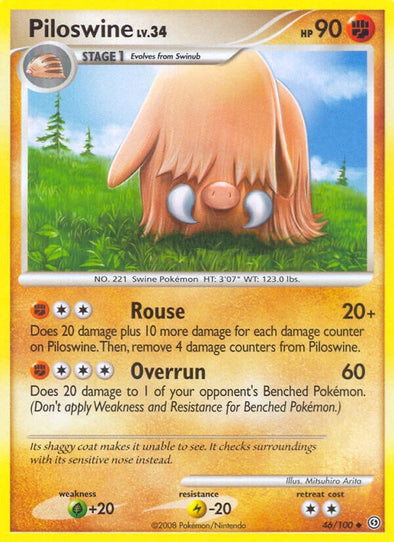 Piloswine - 46/100 - Uncommon available at 401 Games Canada