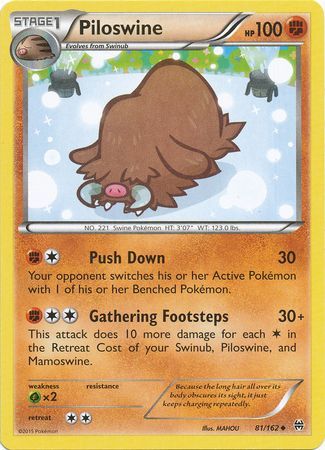 Piloswine - 81/162 - Uncommon available at 401 Games Canada