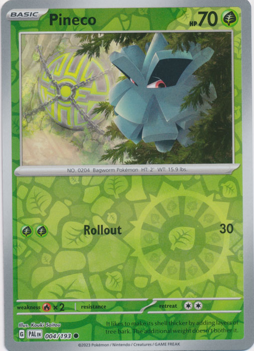Pineco - 004/193 - Common - Reverse Holo available at 401 Games Canada