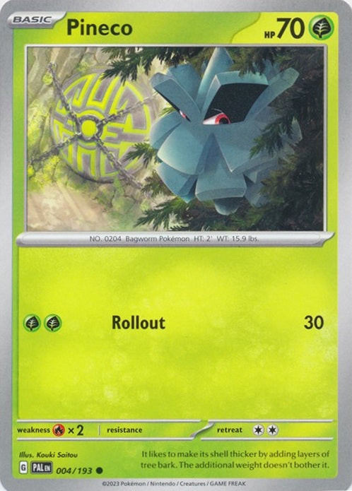Pineco - 004/193 - Common available at 401 Games Canada