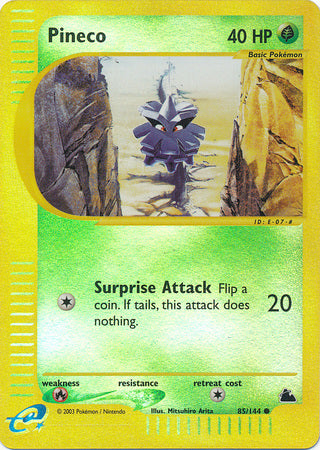 Pineco - 85/144 - Common - Reverse Holo available at 401 Games Canada
