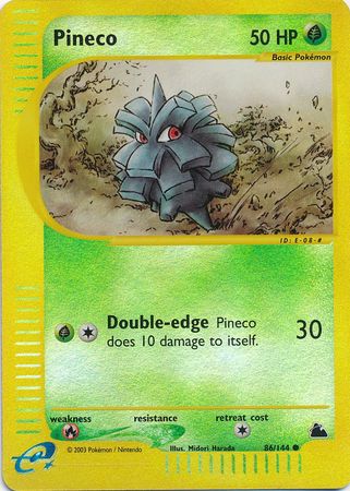 Pineco - 86/144 - Common - Reverse Holo available at 401 Games Canada