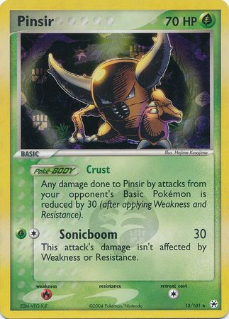 Pinsir - 13/101 - Holo Rare - Reverse Holo available at 401 Games Canada