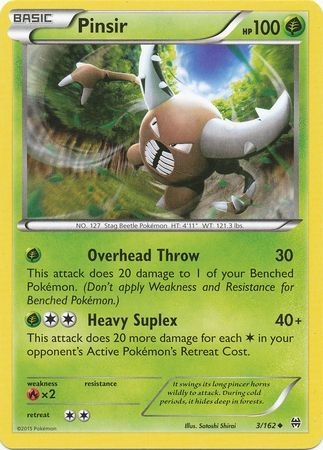 Pinsir - 3/162 - Uncommon available at 401 Games Canada