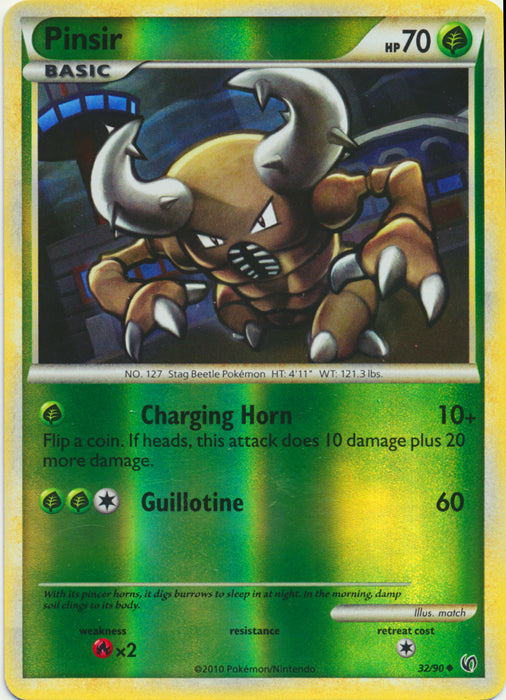 Pinsir - 32/90 - Uncommon - Reverse Holo available at 401 Games Canada