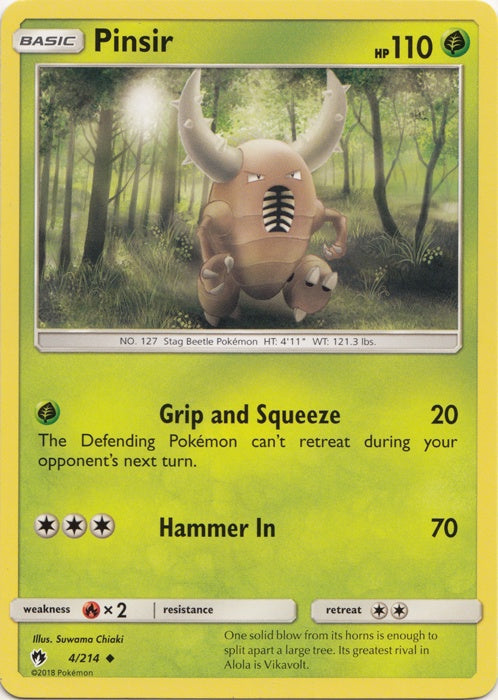 Pinsir - 4/214 - Uncommon available at 401 Games Canada