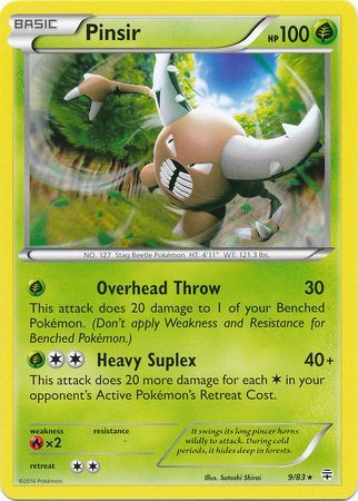 Pinsir - 9/83 - Rare available at 401 Games Canada