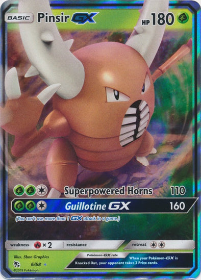 Pinsir GX - 6/68 - Ultra Rare available at 401 Games Canada