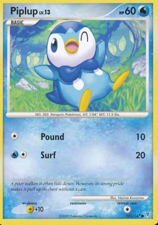 Piplup - 121/147 - Common available at 401 Games Canada