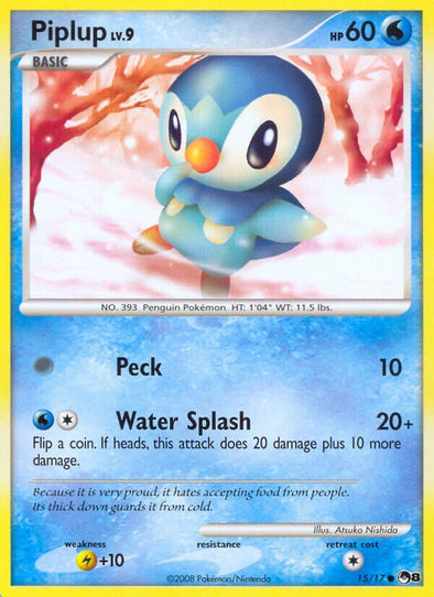 Piplup - 15/17 - Common available at 401 Games Canada