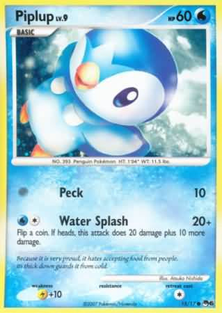 Piplup - 15/17 - Holo available at 401 Games Canada