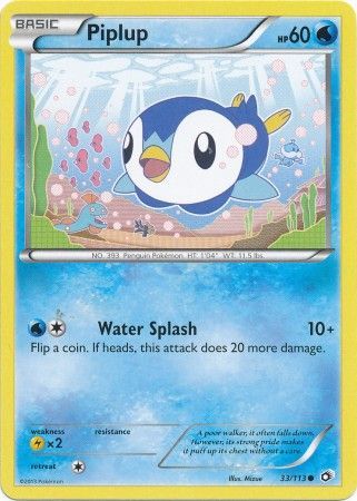 Piplup - 33/113 - Common available at 401 Games Canada