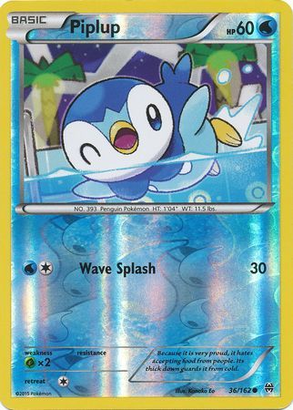 Piplup - 36/162 - Common - Reverse Holo available at 401 Games Canada