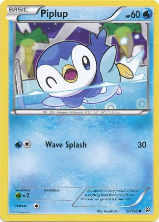 Piplup - 36/162 - Common available at 401 Games Canada