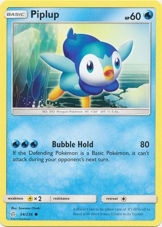 Piplup - 54/236 - Common available at 401 Games Canada